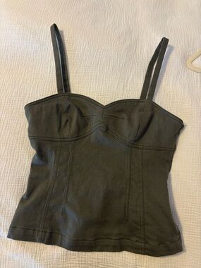 Savida Khaki Corset Top